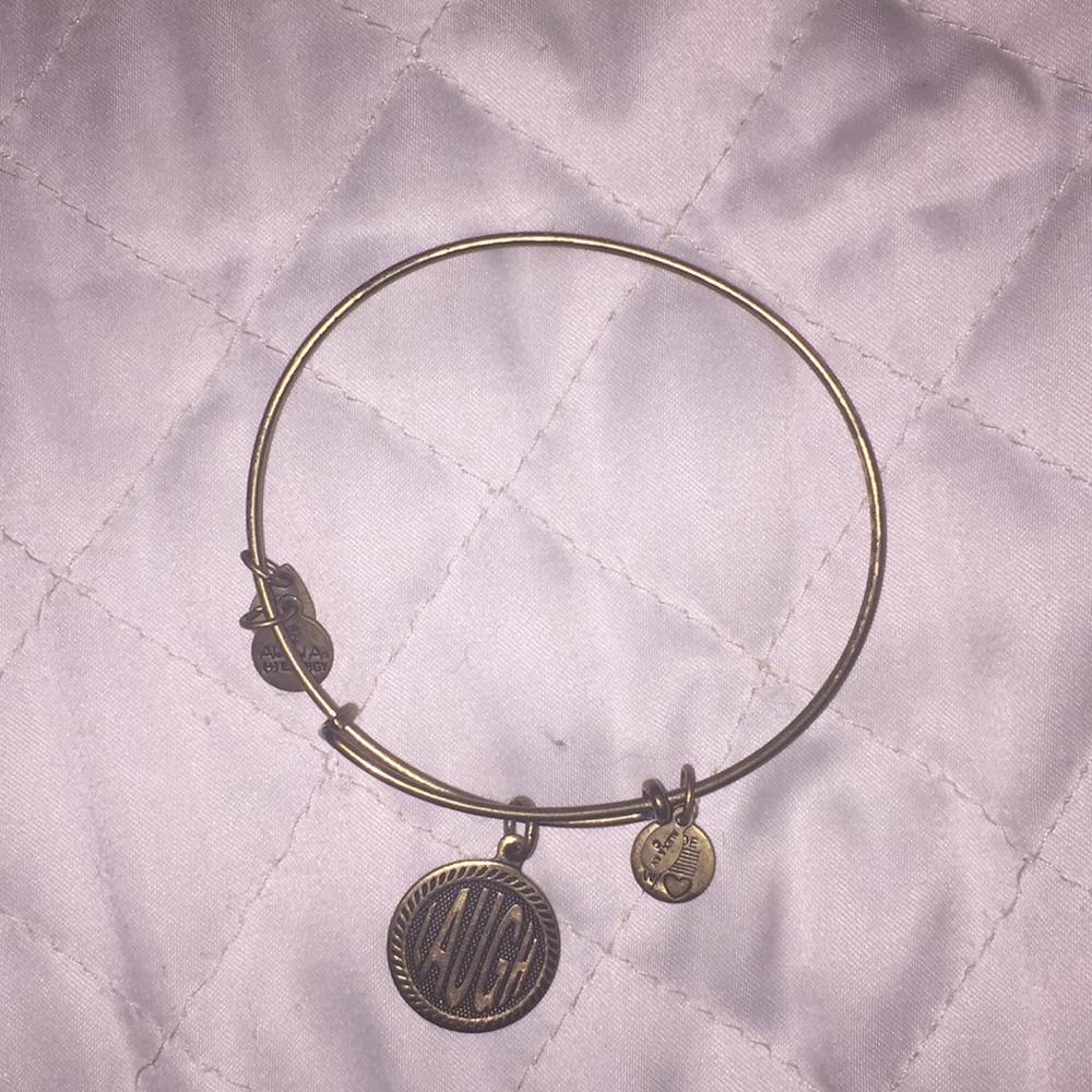 Gold Alex & Ani “Laugh”